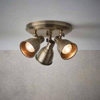 Ensora Lighting Bryson 3 Light Spot Light, Gold