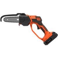 Yard Force 20V Cordless 10Cm Mini Saw W/ Li-ion Battery And Charger - Orange, Orange