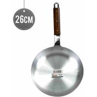 Klassic Heavy Gauge Wooden Handle Aluminium Frying Pan 26Cm