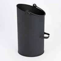 Harewood International Inglenook Black Ellipse Coal Hod, Black