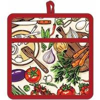 Highlands Homeware Harewood Highlands Country Kitchen Cotton Pot Holder, Multi