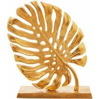 Interiors By Ph Leaf Sculpture Gold, Gold