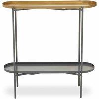 Interiors By Ph Console Table Matt Gold/Grey Enamel, Grey