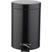 Highlands Homeware 3Ltr Bin Black L26 W19 D19, Black