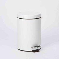 Highlands Homeware All White 3Ltr Bin, White