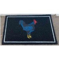 Harewood International Arboria Natural Coir Agricultural Farm Cockerel Door Mats Non Slip Back, Multi