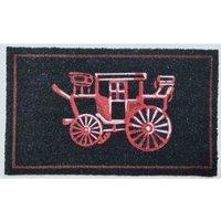 Harewood International Arboria Natural Coir Agricultural Farm Carriage Door Mats Non Slip Back, Multi