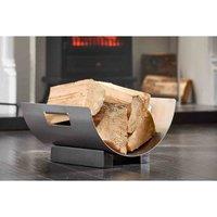 Harewood International Inglenook Stainless Steel Multi Purpose Log Rack, Silver