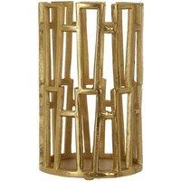 Interiors By Ph Candle Holder Gold Finish Small, Gold