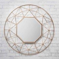 Crossland Grove Jupiter Mirror Gold - 890 X 890mm, Gold