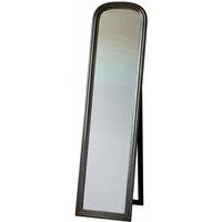 Crossland Grove Oxshott Cheval Brushed Brass Cheval Mirror, Brown