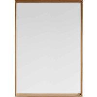 Crossland Grove Stoke Oak Wall Mirror 740 X 1045Mm, Brown