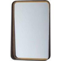 Crossland Grove Esher Bronze Two-tone Rectangle Wall Mirror - 415 X 95 X 620Mm, Brown