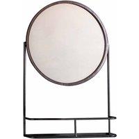 Crossland Grove Royale Black Wall Mirror - 420 X 110 X 630Mm, Black