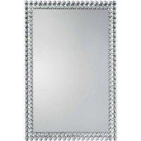 Crossland Grove Stallon Silver Wall Mirror 900x600Mm, Silver