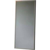 Crossland Grove Edenbridge Two Tone Frame Leaner Mirror - 600 x 52 x 1500mm, Silver