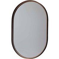 Crossland Grove Newpound Elipse Mirror Bronze - 600 x 50 x 900mm, Brown