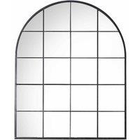 Crossland Grove Selborne Arch Mirror Black - 760 x 950mm, Black