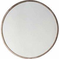 Crossland Grove Biggins Round Antique Silver Wall Mirror - 800 X 800mm, Silver