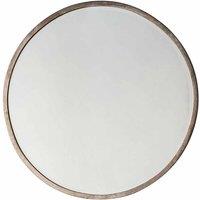 Crossland Grove Biggins Round Antique Silver Wall Mirror - 600 x 600Mm, Silver