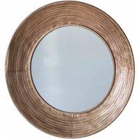 Crossland Grove Kneel Wall Mirror - 720 X 70 X 720mm, Gold