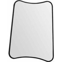 Crossland Grove Curvar Rectangle Mirror Black - 610 X 810mm, Black