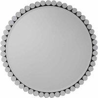 Crossland Grove Lonz Round Wall Mirror - 900mm, Silver