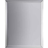 Crossland Grove Bloomsbury Overmantle Silver Wall Mirror - 1120 x 865Mm, Silver