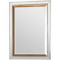 Crossland Grove Churchill Rectangle Wall Mirror Gold - 790 x 1095mm, Gold