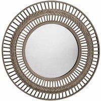 Crossland Grove Flores Wall Mirror Grey - 900 x 60 x 900mm, Grey