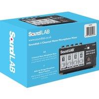 Soundlab 4 Channel Mono Microphone Mixer