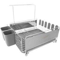 Blackmoor Deluxe Dish Drainer Grey, Grey