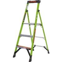 Little Giant 3 Tread Mighty Lite Hi-viz Grp Fibreglass Step Ladder