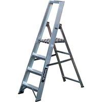Tb Davies 4 Tread Professional Platform Step Ladder, Silver