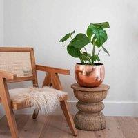 Ivyline Hammered Bowl Copper/Black - 19Cm, Multi