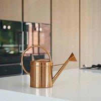 Ivyline Indoor Kensington Traditional Copper Watering Can - H25Cm W40Cm, Brown