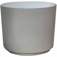 Ivyline Leon Cement Planter - D28Cm, Grey