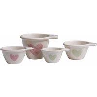 Premier Housewares Interiors by PH Set of 4 Measuring Cups - Dolomite, Cream