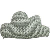 Little Furn. Printed Cloud Pre-filled Cushion Cotton Grey, Grey