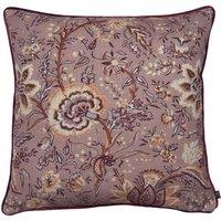 Prestigious Textiles Apsley Polyester Filled Cushion Cotton Viscose Linen Woodrose, Red