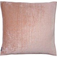 Paoletti Brooklands Polyester Filled Cushion Viscose Cotton Blush, Pink