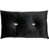 Paoletti Bumble Pre-filled Cushion Polyester Black, Black