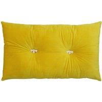 Paoletti Bumble Pre-filled Cushion Polyester Yellow, Yellow