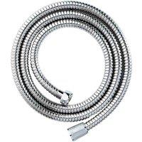 Showerdrape Double Spiral Stainless Steel Shower Hose In Chrome - 2M X 8Mm, Grey