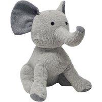 Paoletti Elephant Doorstop Polyester Wool Sand Grey, Grey