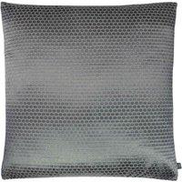 Prestigious Textiles Emboss Polyester Filled Cushion Cotton Sterling, Grey