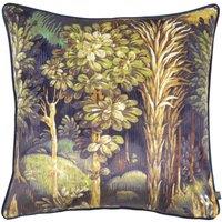 Prestigious Textiles Forbidden Forest Polyester Filled Cushion Polyester Ebony, Black