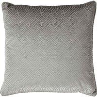 Paoletti Florence Polyester Filled Cushion Polyester Silver, Silver