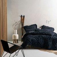 Linen House Adalyn Single Duvet Cover Set Cotton Indigo, Blue