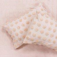 Linen House Haze Pillowcase Pair Cotton Peach, Pink